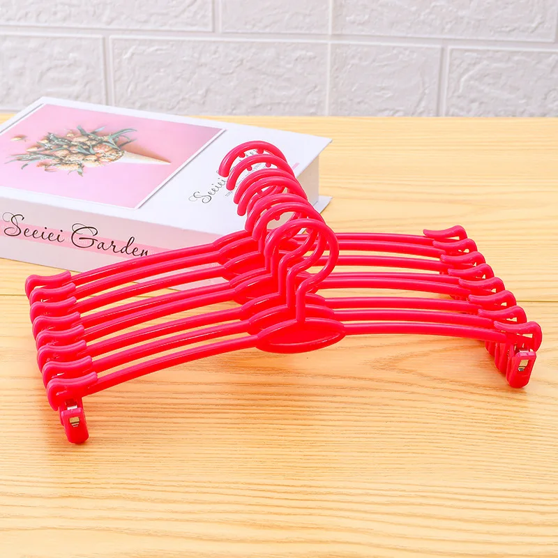 Colorful Plastic Hanger for Lingerie, Bra, Bikini, Sexy Nightdress, Underwear, Lace Panties Hanger, 30 PCs/Lot