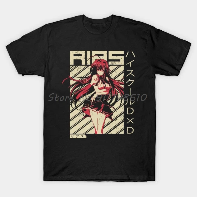 男性tシャツリアスグレモリー高校dxdアニメシャツtシャツ女性のtシャツ