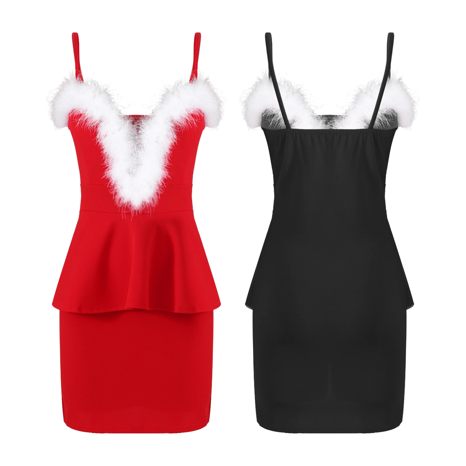 Vrouwen Kerst Jurk Up Erotische Kostuum Rode Fluwelen Jurk Mrs Claus Santa Cosplay Sexy Exotische Kleding Kerst Bodycon Jurk