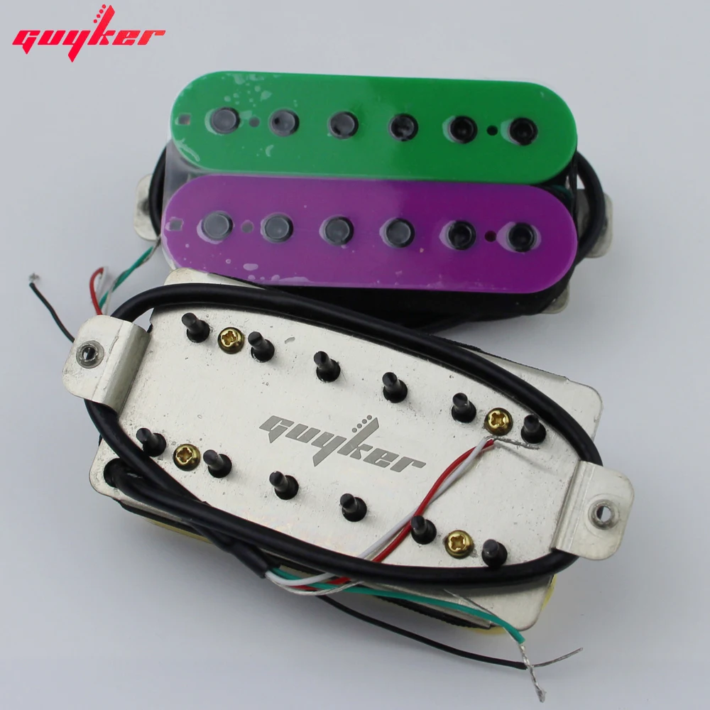 A Set GUYKER Multicolor Electric Guitar Humbucker Pickups