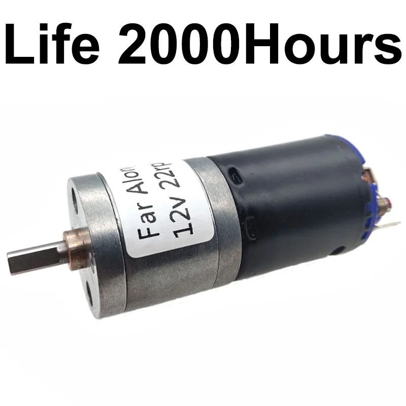 Long Life 6V 12V Micro DC Geared Motor Speed 12RPM-1900RPM Electric Mini Low Power Consumption Low Noise Motor For Smart Devices