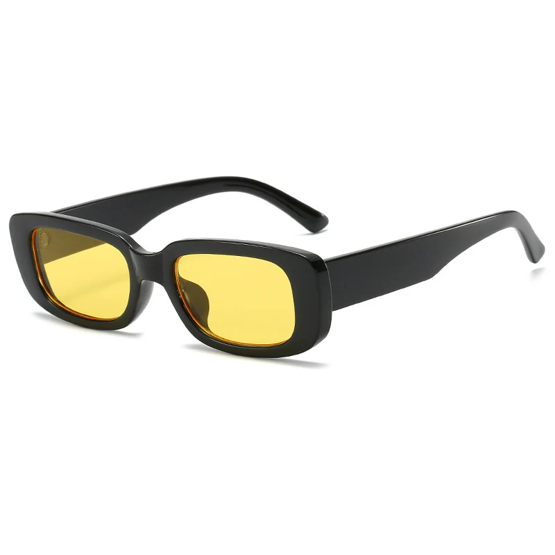 OEC CPO Kleine Vierkante Zonnebril Vrouwen Plastic Frame Oranje Gradiënt Zonnebril Vrouwelijke Trendy Merk Designer Brillen UV400 - afbeelding 1