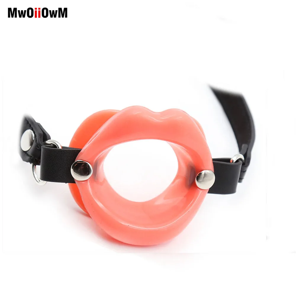 MwOiiOwM Cock Sucker Mouth Gag Erotic Toys Sexy Lip Oral Sex Gag Bondage Restraints Fetish BDSM Slave Adult Sex Toy For Couples