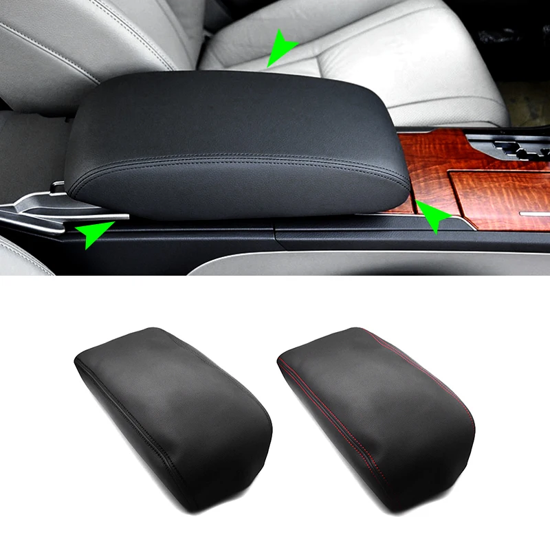 Soft Leather Armrest Cover For Toyota Camry 2006 2007 2008 2009 2010 2011 Car Center Control Armrest Box Skin Cover Sticker Trim