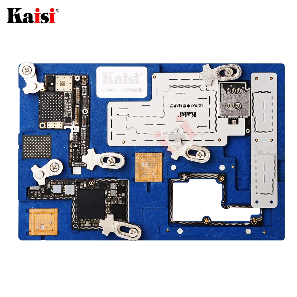 Scheda madre di riparazione del dispositivo del supporto del PCB multifunzione per iPhone X XS XS MAX smontaggio piantare latta con Stencil