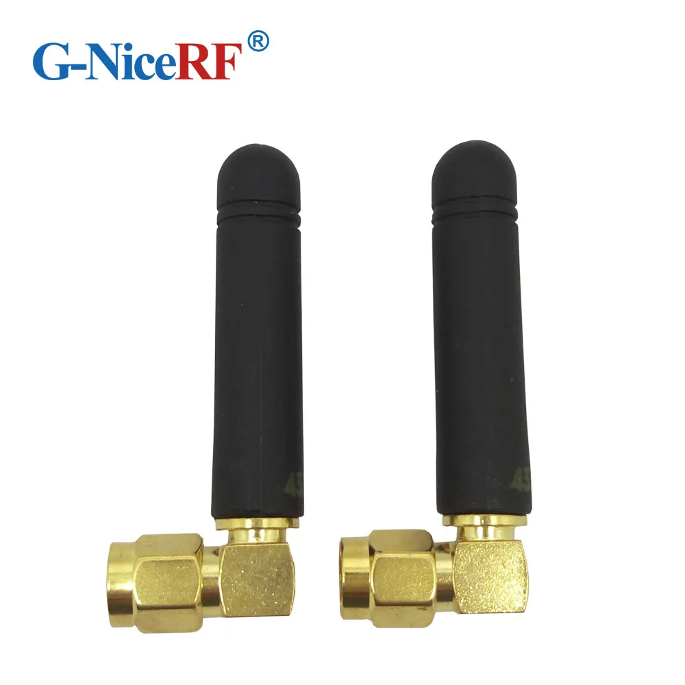 

10pcs/lot Elbow Rod antenna SW433-WT36 433MHz Anternna with male SMA connecter free shipping