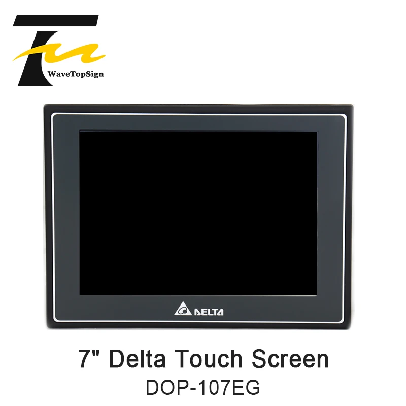 WaveTopSign Delta DOP-100 Series 7-Inch HMI Human Machine Interface DOP-107EG with Ethernet DOP-107EV+Download Cable