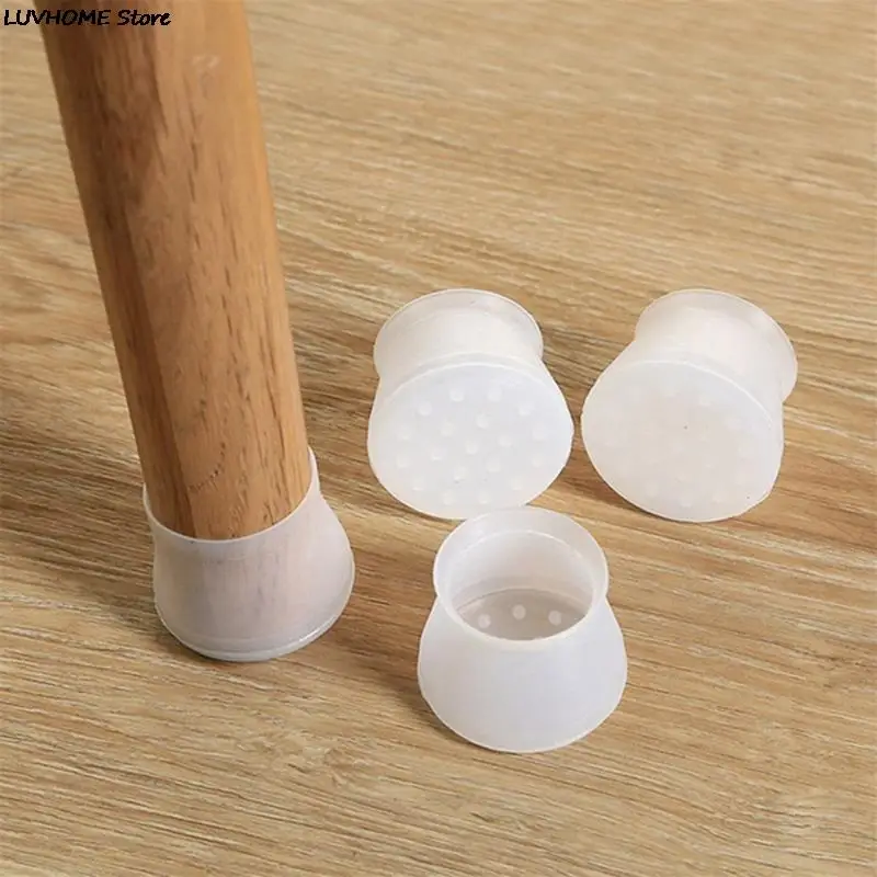 20pcs PVC Furniture Leg Protection Cover Table Feet Pad Floor Protector For  Chair Leg Floor Protection Anti-slip Table Legs