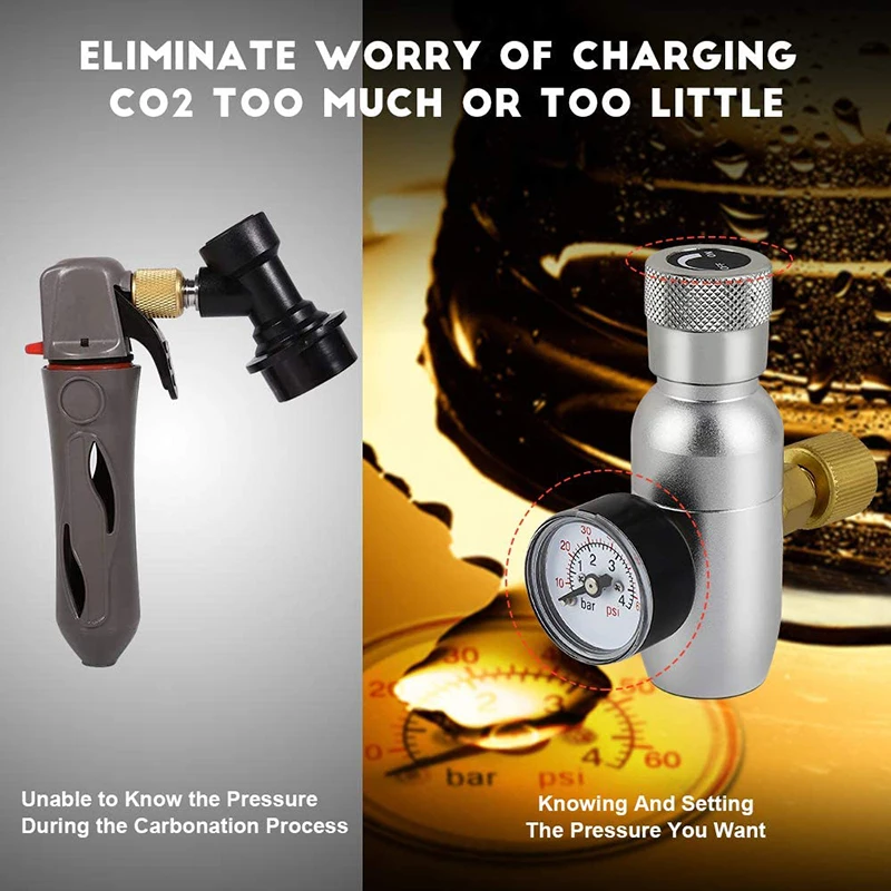 Homebrew Regulated CO2 Charger kit ,7/16\
