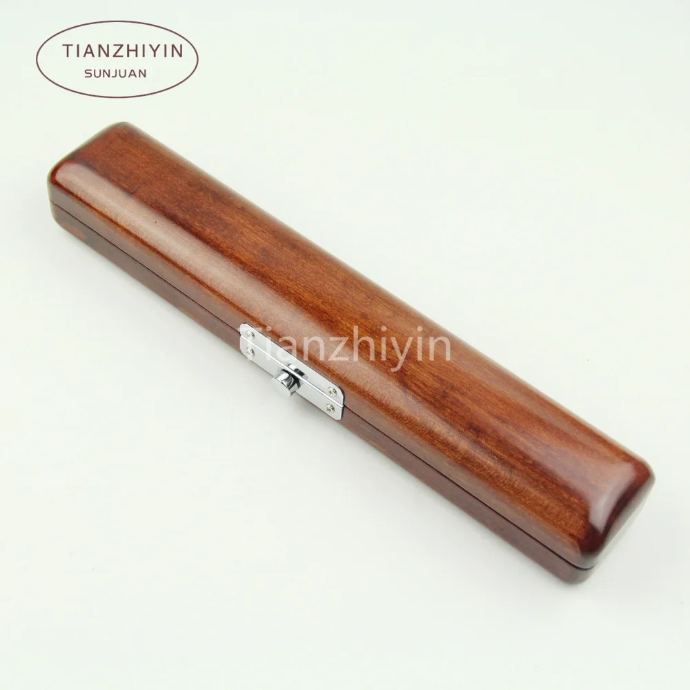 Wood Flute Head Joint Case Wooden Storage Box Flute Mouthpiece Accessories