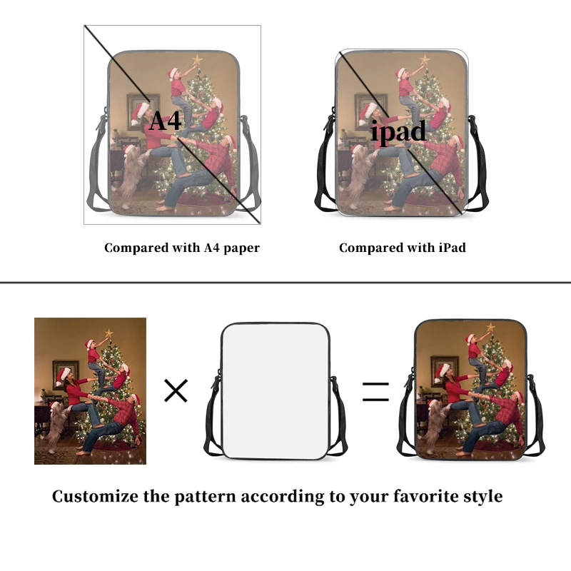 Young Children Small Satchel Boy Girl Customized Color Pictures Fashion Korean Zipper Diagonal Mobile Phone Bag Christmas Gift