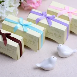 Wedding Favors Love Birds Spice Jar Salt Pepper Shaker One Set Party Supply