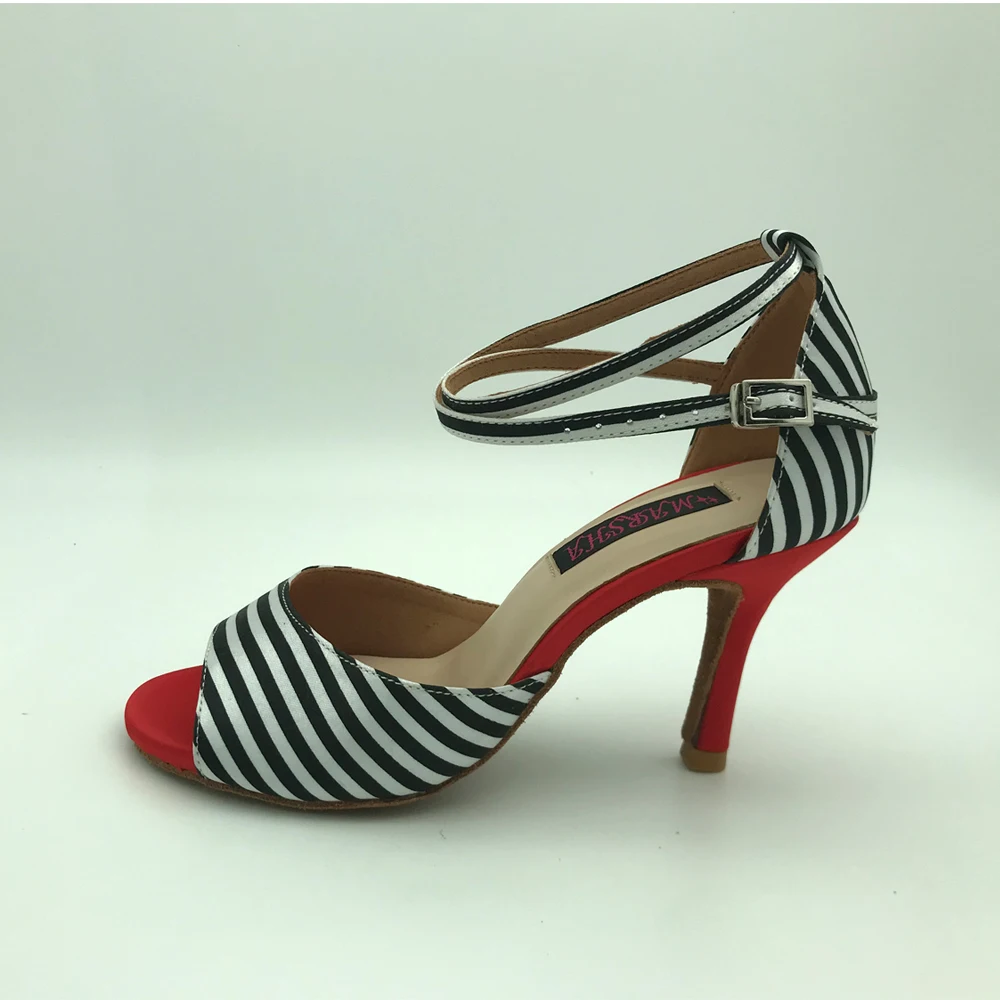 Latin dance shoes for woman ballroom salsa shoes tango shoes & wedding shoes 6237BWS low heel high heel available