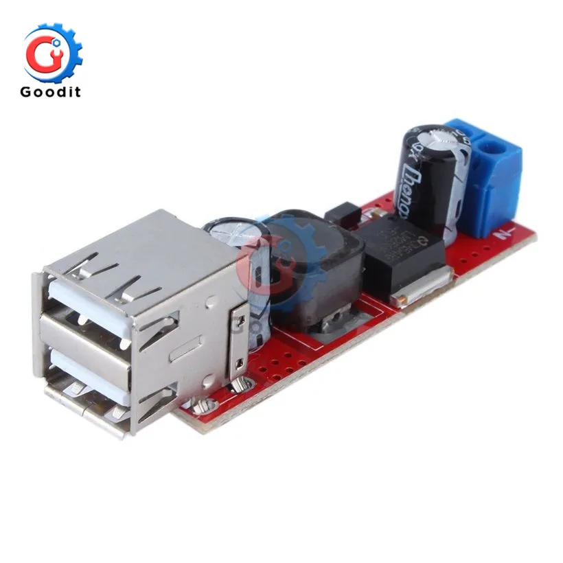 LM2596S LM2596 DC-DC 3.2V-40V to 1.25V-35V 2A Adjustable Step Down Power Supply Buck Converter Module Voltage Regulator Module