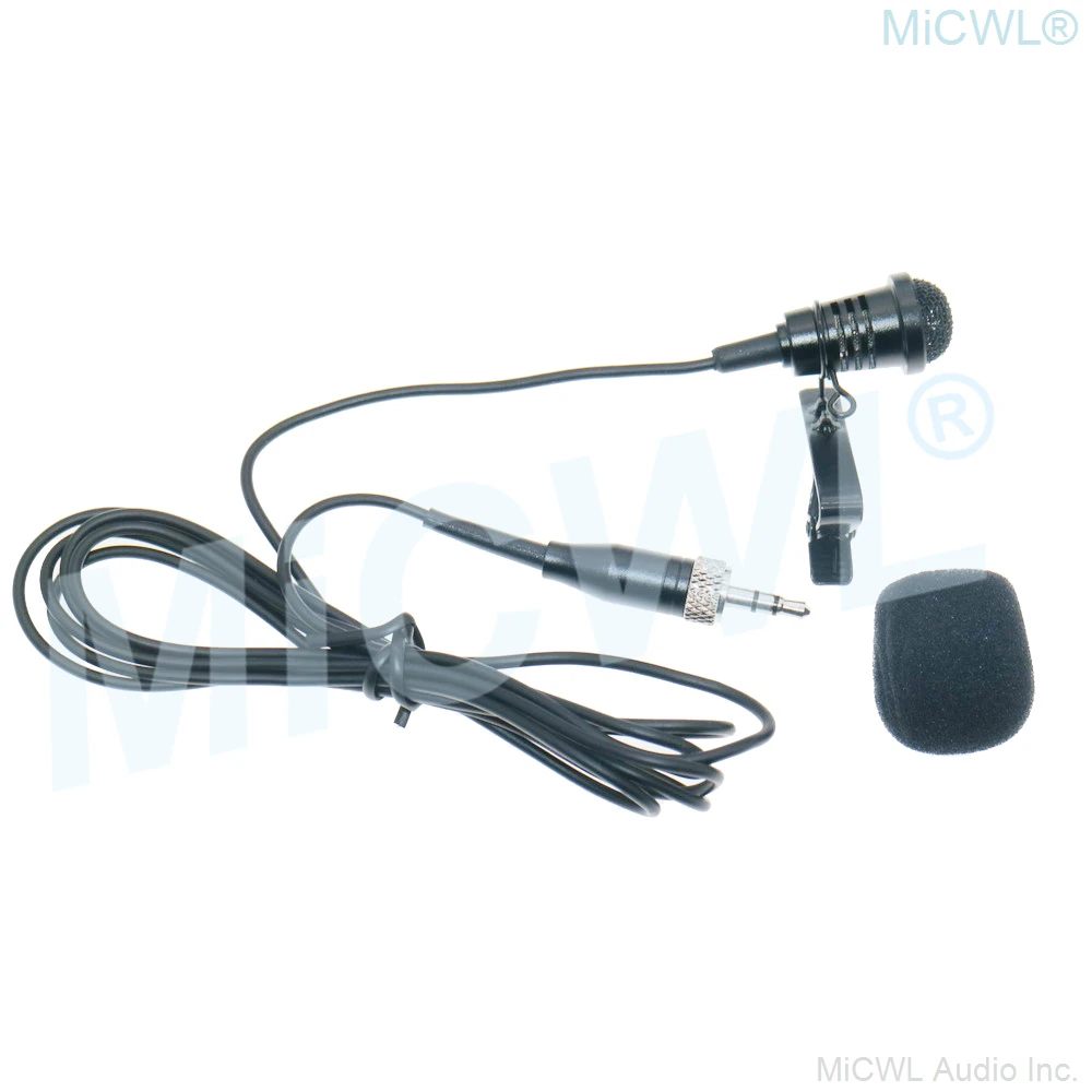 ME4 Tie Clips Lavalier Lapel Microphone for Sennheiser all Wireless BeltPack Microphone transmitter Cardioid