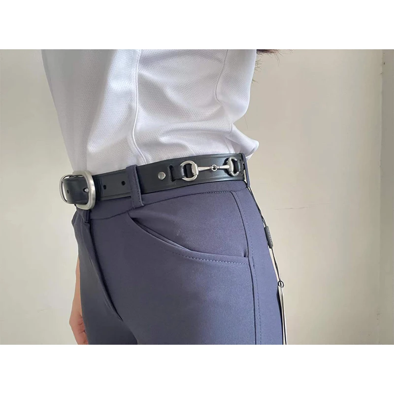 Cavassion-cintura da equitazione, cintura in pelle di vacchetta, attrezzatura equestre, unisex, unisex