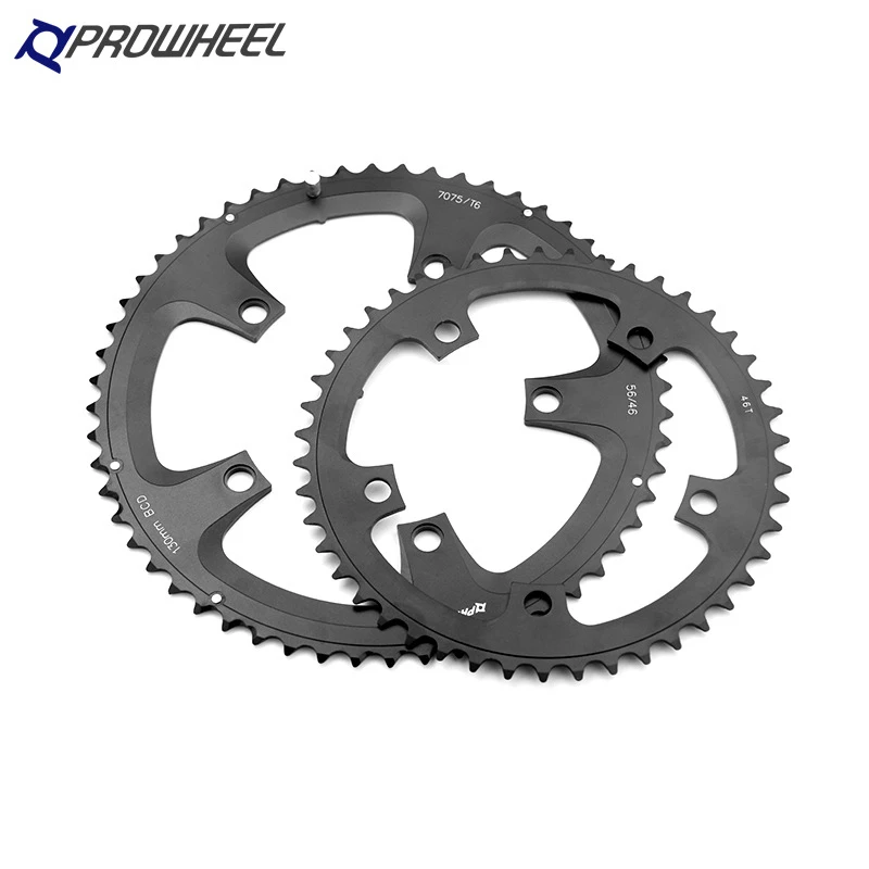 

Prowheel Folding Bicycle Chainring 46T 56T With Bolts For 8/9/10/11 Speed Sprocket 130BCD 170mm Crank Chainring MTB Chain Wheel