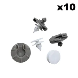 FOR Volkswagen FORVW GOLF MK3 III VENTO INTERIOR DOOR TRIM PANEL CLIPS X10-WHITE