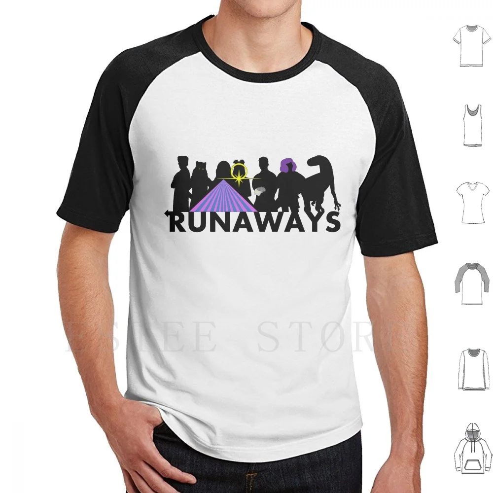 Runaways T Shirt DIY Big Size 100% Cotton Runaways Gert Yorkes Alex Wilder Chase Stein Nico Minoru Karolina Dean Molly