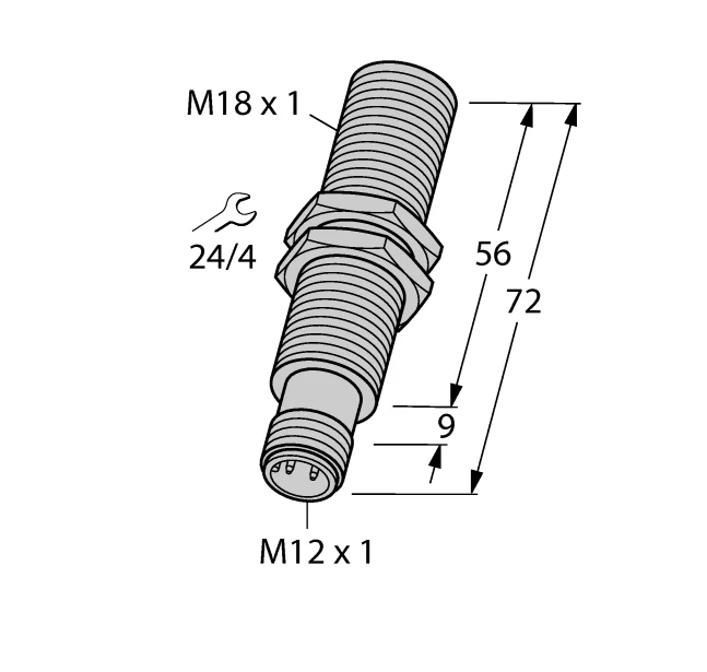 Inductive Capacitive Analog Sensor Probe Sensor BI5-M18E-LIU-H1141 Proximity Switch