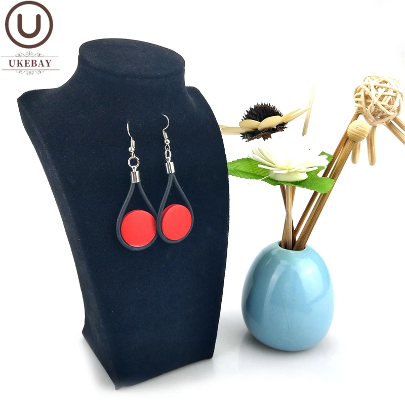 UKEBAY New Drop Earrings 2020 Fashion Designer Jewelry Women Korean Earrings Statement Wood Accessories Wedding Jewellery Boho