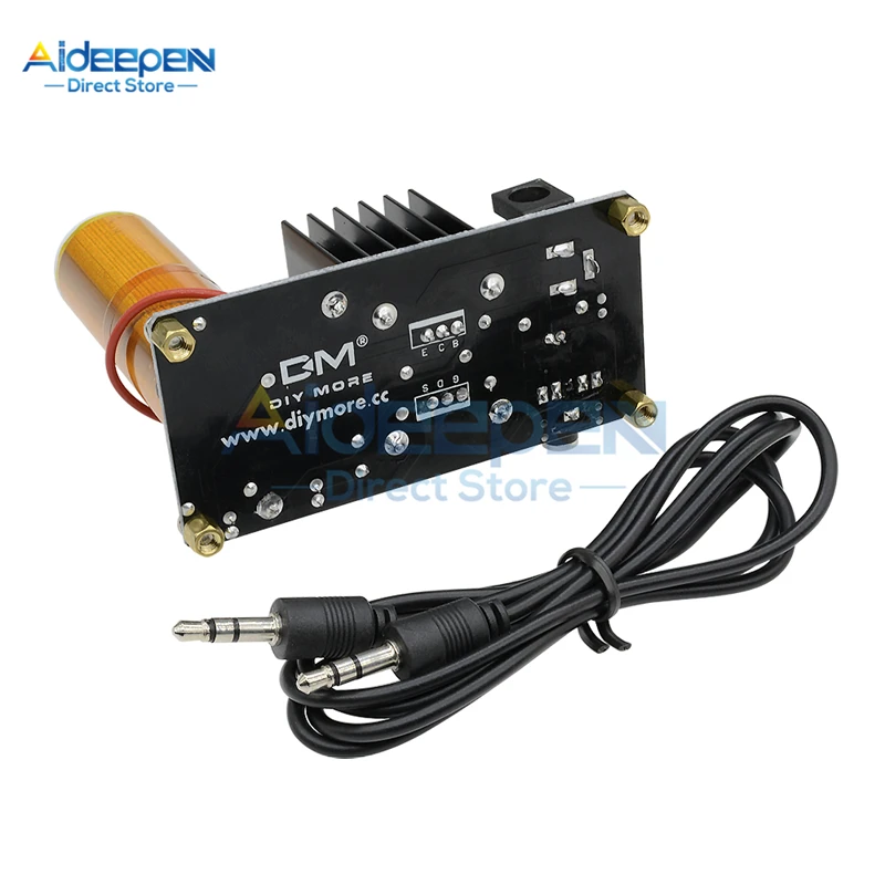 Imagem -05 - Kit de Bobina de Música Tesla sem Fio Mini Caixa de Som de Plasma Tesla com Transmissão sem Fio 15w dc 1524v 15w Kit Diy