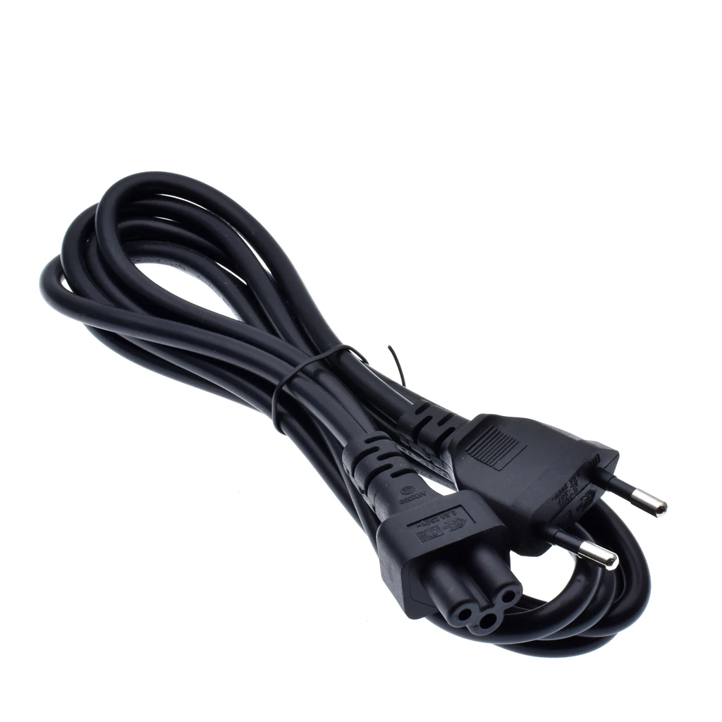 

2pin Male Plug to IEC 320 C5 Adapter Cable For Notebook Power Supply,EU Power Adaptor Cord 200cm