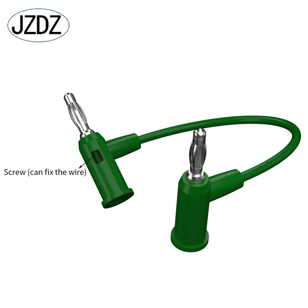 JZDZ 10pcs 4mm Banana Plug Copper Electrical Connector Adaptor 5 Colors J.10028