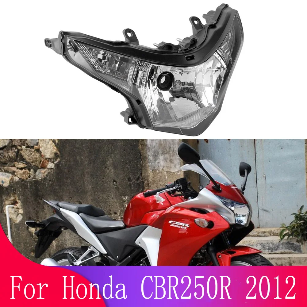 CBR 250R Cafe Racer Motorcycle Accessories Front Headlight Headlamp Head Light Lighting Lamp For Honda CBR250R CBR 250 R 2012