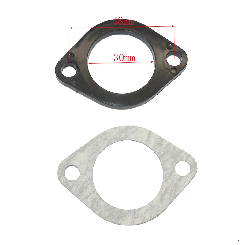 PZ26 PZ27 PZ30 Carburetor Intake Manifold Pipe Gasket Spacer Seal For 110cc 125cc 140cc Engine XR CRF SSR ATV Go Kart Dirt Bike