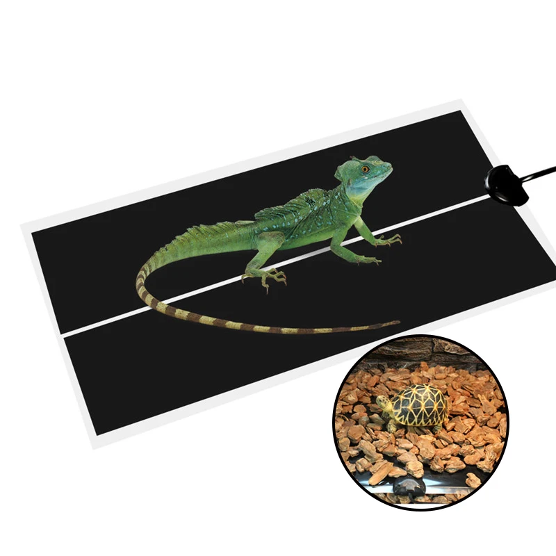 

1Pc Reptile Heating Pad Terrarium Pet Heat Mat Adjustable Temperature Controller Incubator Mat EU Plug 5 -35W Reptile Supplies