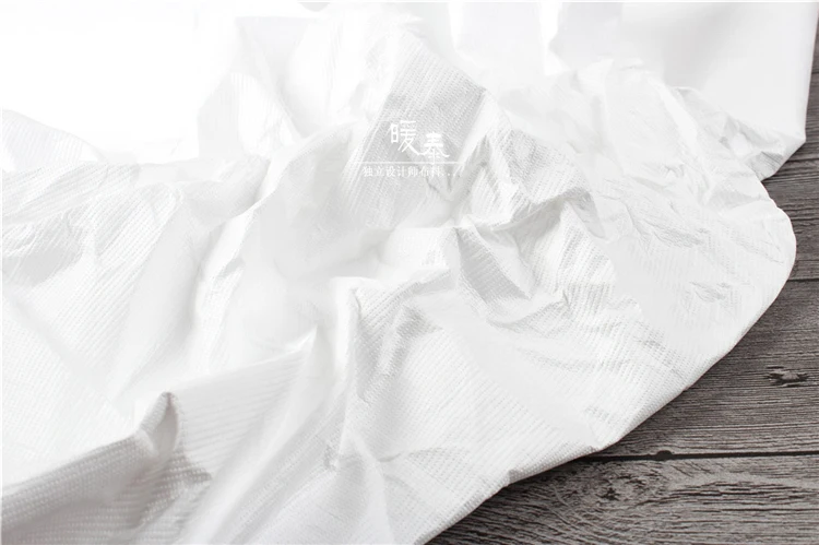 1 Yard Soft White Tyvek Paper wash Breathe Waterproof DIY Background Decor portafoglio Bag Crafts Paper Clothes Designer Fabric