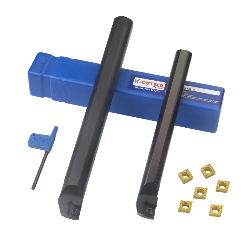 Imagem -03 - Suporte de Ferramenta de Rotação Interna de Dimensionado Conjunto de Inserções de Corte de Torno de Carboneto Ccmt Sclcr12 Porcelana Peça