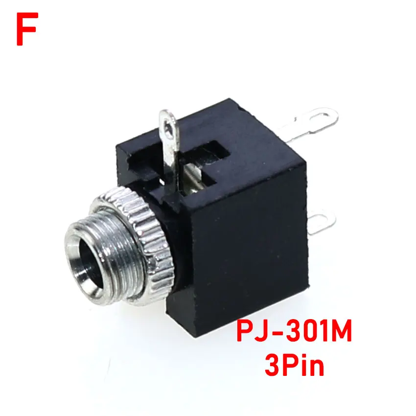 5pcs 3,5mm Stereo pj341 376 301m 325m 3,5 m Buchse mit Schraube Audio-Kopfhörer anschluss PJ-324 zylindrischer Buchse – Detail 7