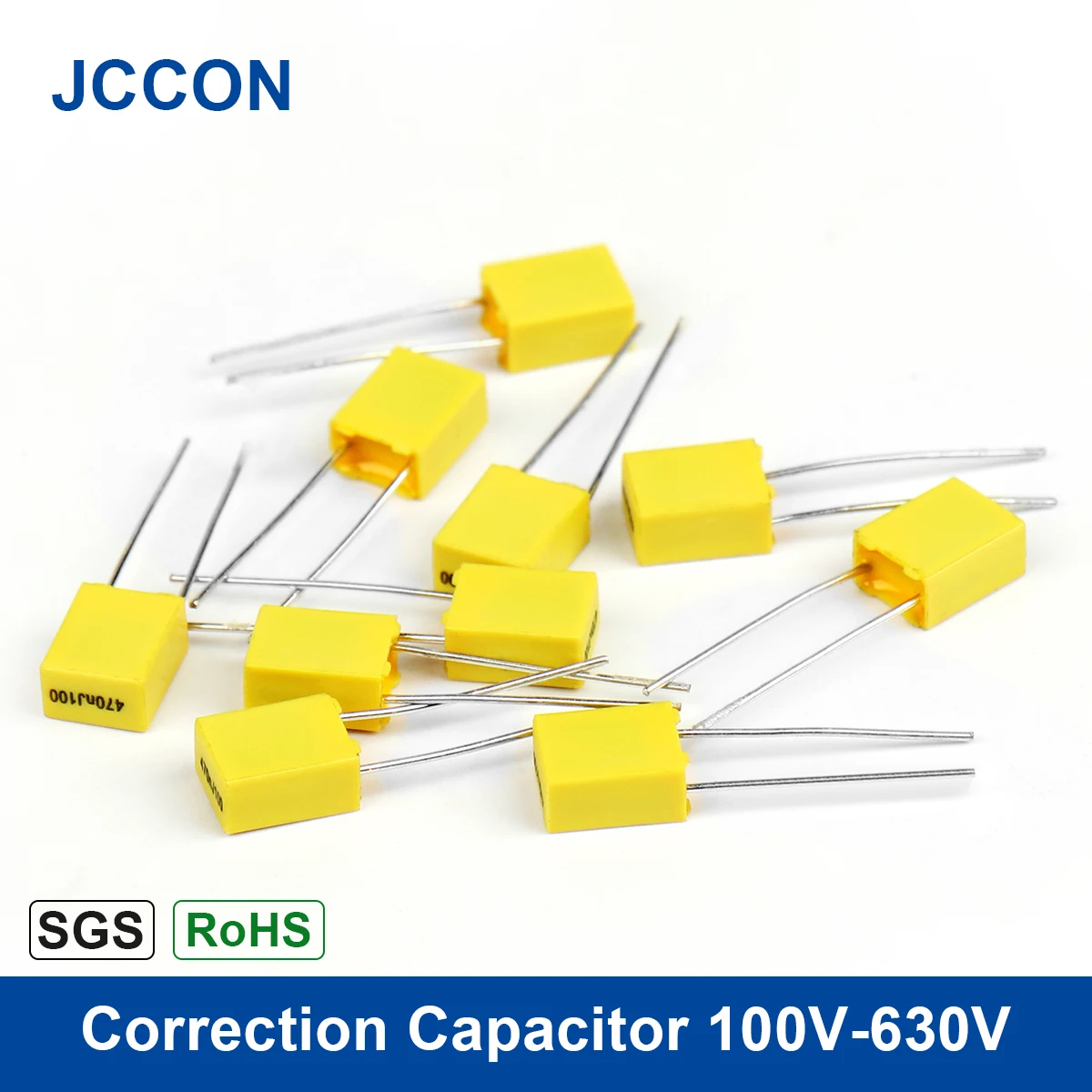 20Pcs Correction Capacitor Polypropylene Safety Plastic Film Capacitor 100V-630V 1nF ~ 470nF 102J 103J 104J 394J 475J 223J