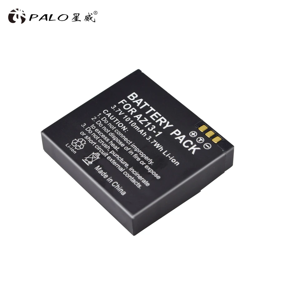 بالو 2 قطعة شياويى AZ13 قابلة للشحن بطارية ليثيوم أيون ل Xiaomi يي عمل كاميرا 3.7v 1010mAH Xiaomiyi الرياضة كاميرا الملحقات