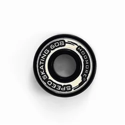 HOOMORE abec-9 608rs skating bearing for high speed skates shoes dual dustproof cover 7 beads less resistance smooth 608 bearing