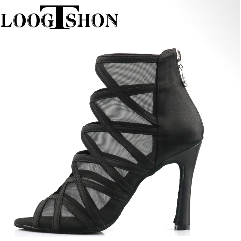 Loogtshon Latin Tanz schuhe Jazz Tanz schuhe Latin Tanz schuhe Damen High Heels Strass hochhackige Tanz schuhe