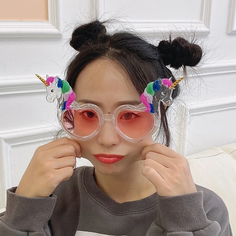 1pcs Happy Birthday Glasses Unicorn Glasses Photo Booth Props For Birthday Party Kids Glasses Party Supplies Party Gift