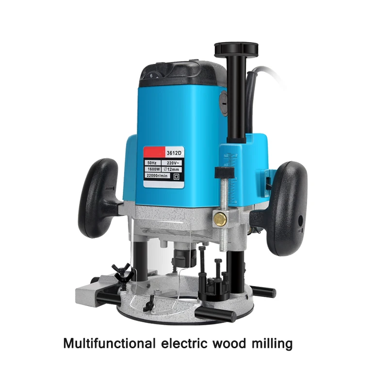 Multifunctional Electric Wood Milling Engraving Machine Woodworking Slotting Machine Trimming Machine Tenoning Tool