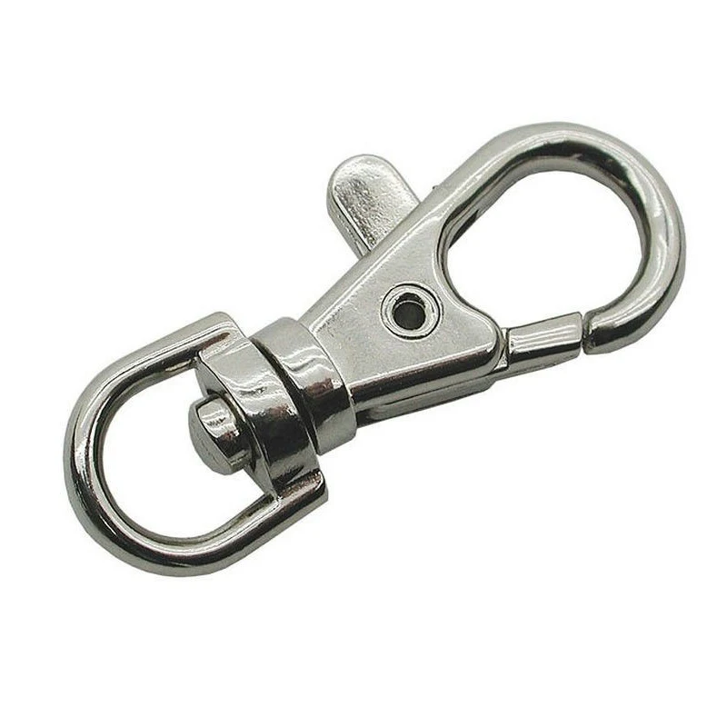 

1 1/2 inch (38mm) length Metal Lanyard Hook Swivel Snap Hook For Paracord Gunmetal Lobster Trigger Clasp Clips 100 Pcs/lot