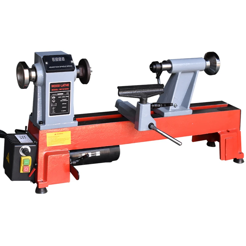 Woodworking lathe small lathe Speed regulating micro machine tool woodworking machinery lathe wood spinning bead machine