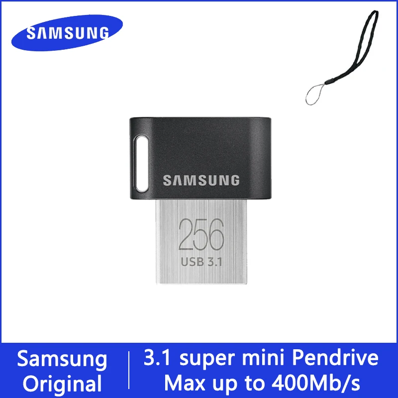 SAMSUNG Pendrive 128gb 64gb 32gb 256gb Mini USB Flash Drive up to 400M Pen Drive 3.1 USB Stick Disk on Key Memory for Phone