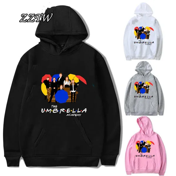 Harajuku Streetwear Funny Hoodied The Umbrella Academy Cha-Cha Diego Vanya Luther Women Tops Long Sleeve Sweatshirts 2021