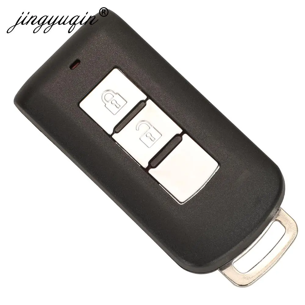 jingyuqin Smart Remote Key Fob 2BTN 433Mhz ID46 ID47 for Mitsubishi Lancer Outlander ASX G8D-644M-KEY-E / Montero L200 GHR-M004