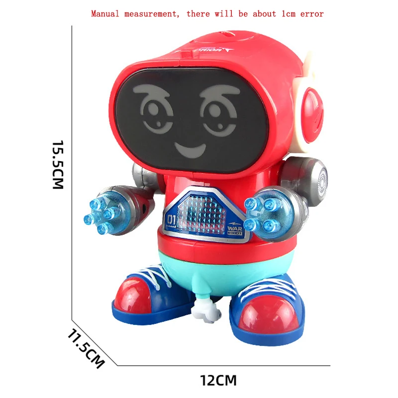 Children Electric Dancing Robots for Kids Toy Rock Light Music Early Education Walking Hot Seller Toys Boys Girls Babys Toddlers