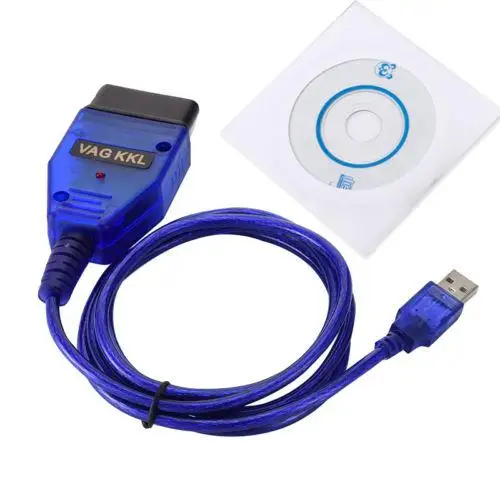 OBD2 USB Vag-Com Interface Cable KKL VAG-COM 409.1 OBD2 II OBD Diagnostic Scanner Auto Cable Aux USB Vag-Com interface cable