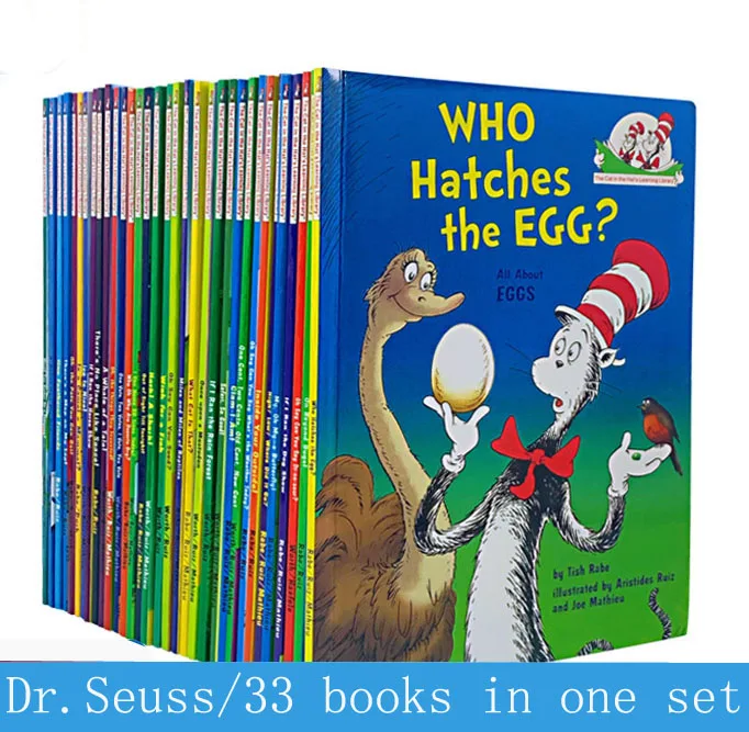 33 Books Dr. Seuss Science Series Interesting Story Children's Picture English Books Kids Gift Early Education Reading Toy