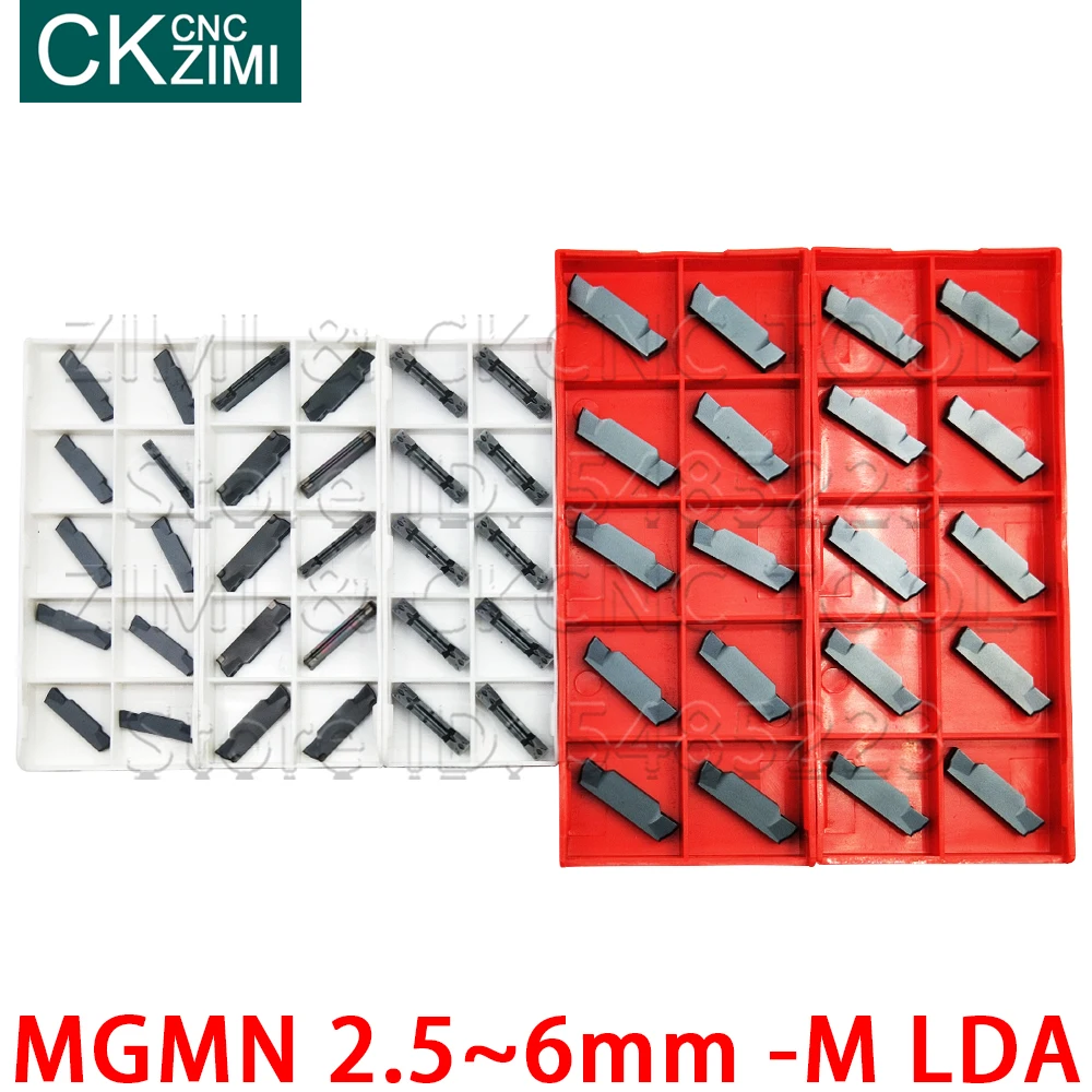 MGMN250 MGMN300 MGMN400 MGMN500 MGMN600 M LDA Karbida Sisipan Memotong Grooving Sisipan CNC Bubut Alat MGMN untuk Stainless Steel