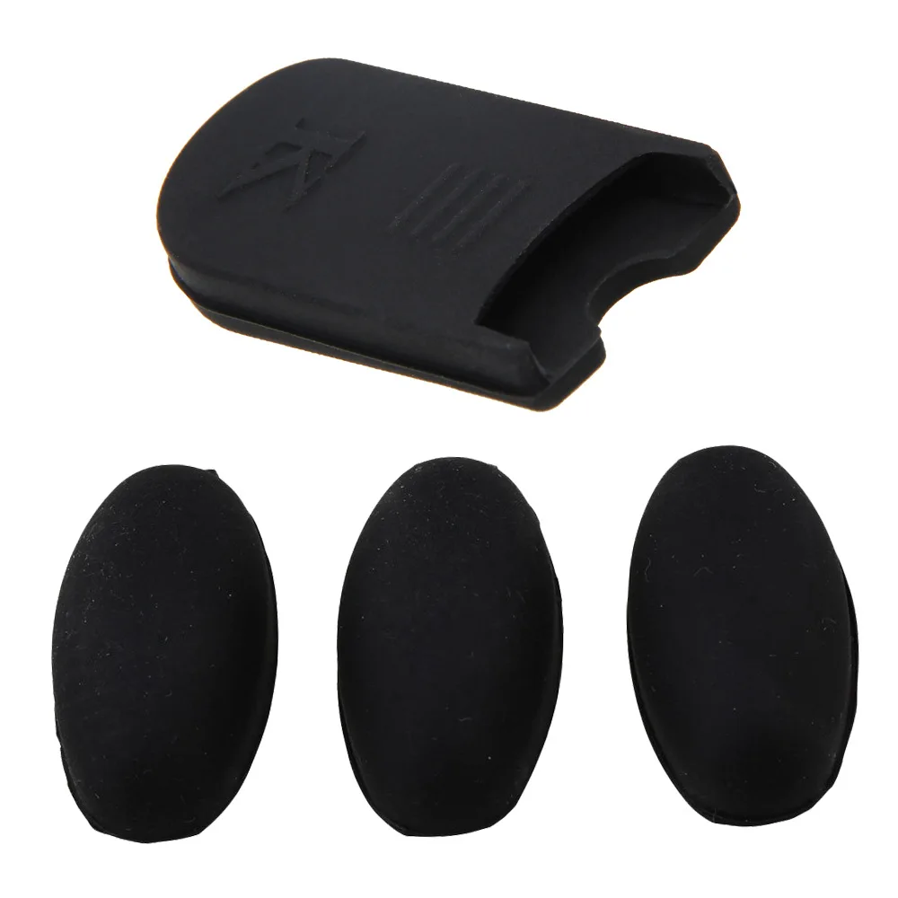 4pcs/ set Saxophone Rubber Thumb Rest Cushions, Palm Key Risers Pads, Finger Protector for Alto/Soprano/Tenor Sax